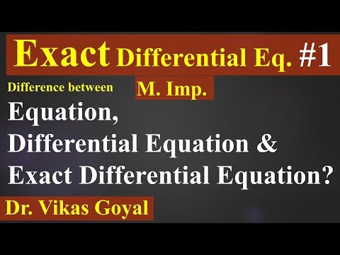 Ordinary Differential Equation (Complete Playlist)
