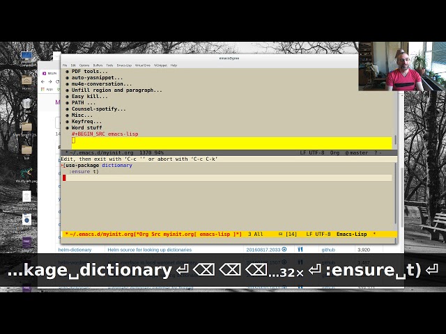 Using Emacs episode 56 - dictionaries