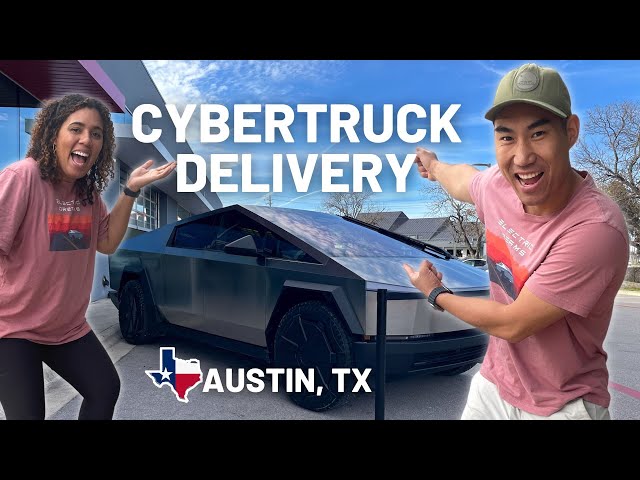 FIRST Cybertruck Delivery Experience in Austin, Texas! Foundation Edition - TESBROS