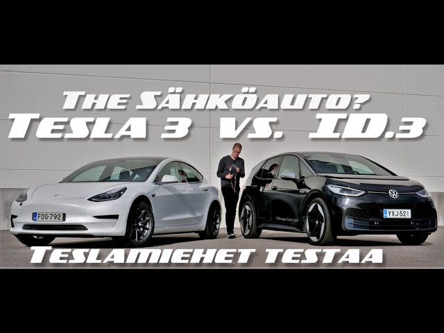 31. Teslamiehet testaa: Tesla 3 SR+ vs ID.3 1st Max