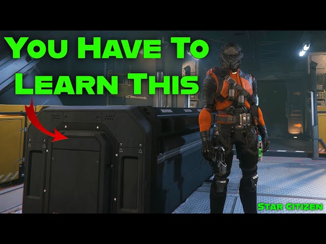 How to Loot like PRO ? Self Storage Containers Star Citizen (Tutorial)