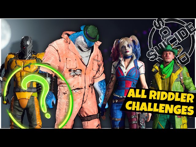 All Riddler Challenge Locations And Rewards In Suicide Squad: Kill the Justice League Tutorial