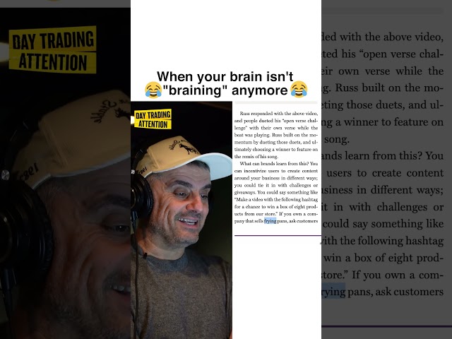When your brain isn't "braining" anymore 😂 #shorts #garyvee