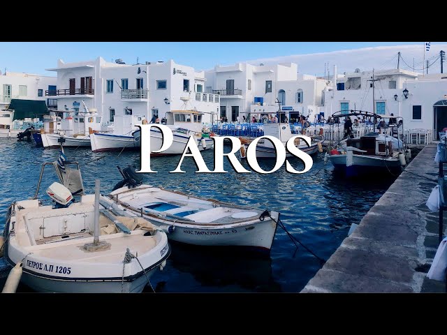 Paros 4K 🇬🇷 | Most Beautiful Islands to Visit in Greece