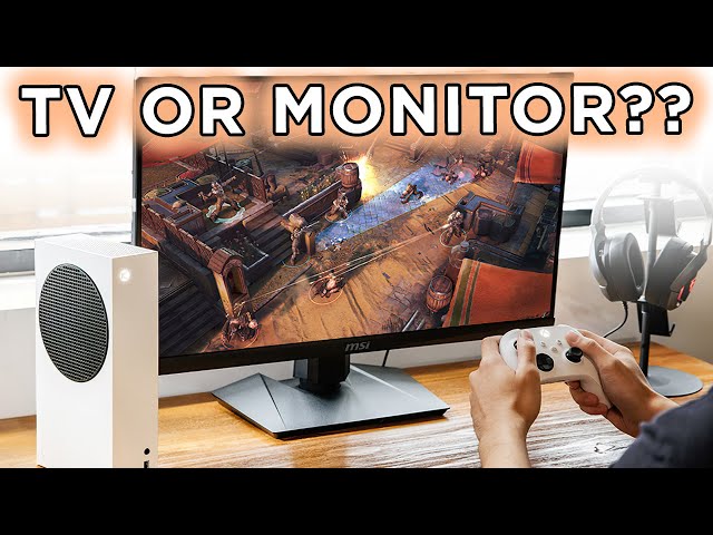 When You Should Consider A Gaming Monitor Over A TV