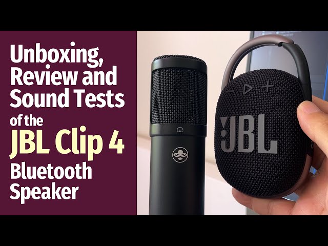 SOUNDS GREAT! JBL Clip 4 Unboxing and Review: Ultra portable Bluetooth Speaker with stunning sound