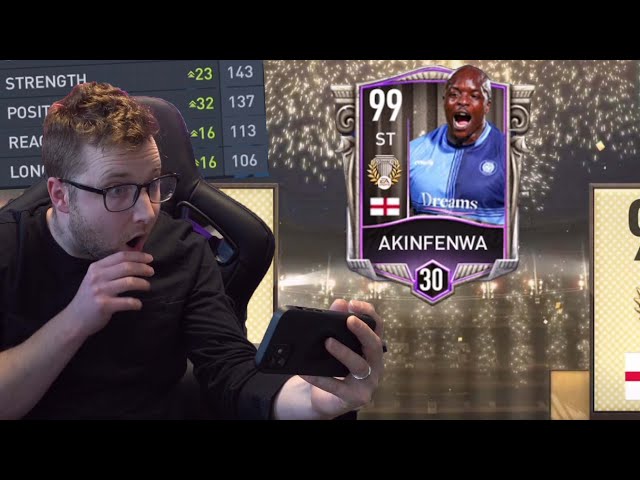 Max Rated Akinfenwa Gets Back to Back Hat-tricks in FIFA Mobile 22! EOE Adebayo Akinfenwa Review!
