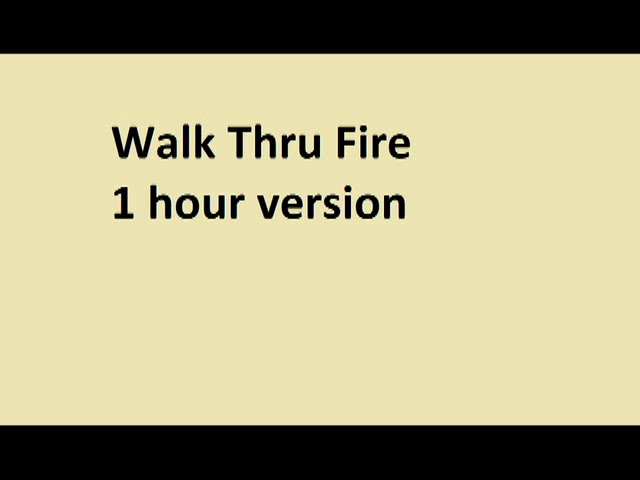 Vicetone - Walk Thru Fire ft. Meron Ryan  [1 Hour Version]