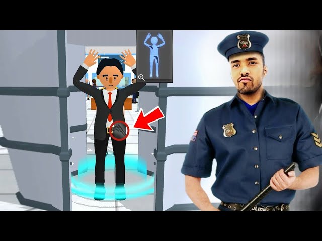 I BECOME A AIRPORT SECURITY GUARD || TECHNO GAMERZ NEW VIDEO || TECHNO GAMERZ