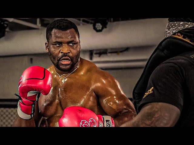 Francis Ngannou - Brutal 295lbs ''Tyson Fury Boxing Fight'' Training 2023