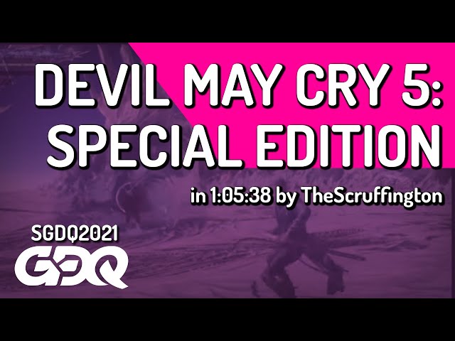Devil May Cry 5: Special Edition by TheScruffington in 1:05:38 - Summer Games Done Quick 2021 Online