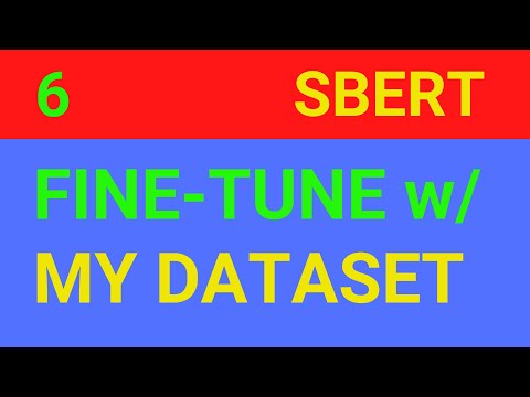 Training DATASET for fine-tuning  Sentence Transformers SBERT Python