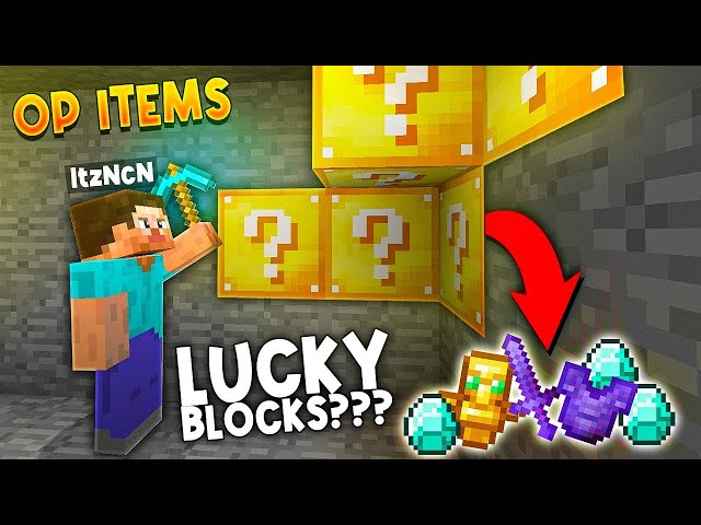 Minecraft, But Every Ore is Lucky Block