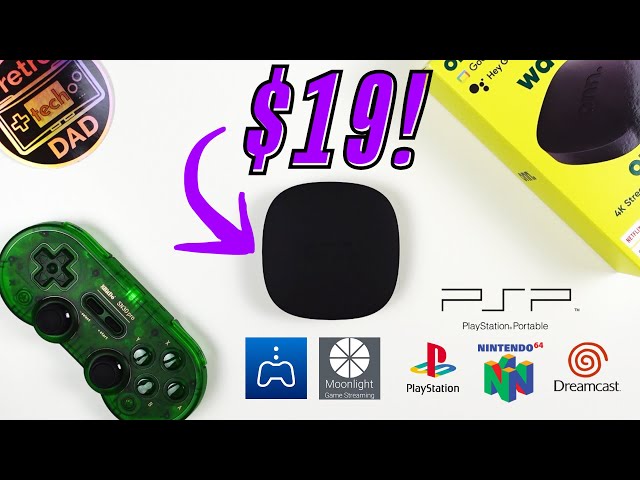 $19 Emulation Box? ONN. Google TV (2ND Gen - 2023) Android Gaming | Streaming | PSP | DC | PS1 | N64