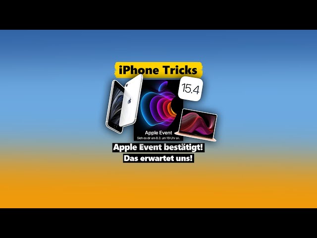 Apple Event März 2022! Neues iPhone, neues iPad, neues MacBook & iOS 15.4 #shorts