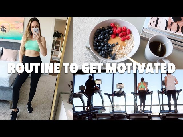 My new routine that FINALLY got me motivated: To get in shape, get healthy + be productive