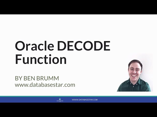 Oracle DECODE Function