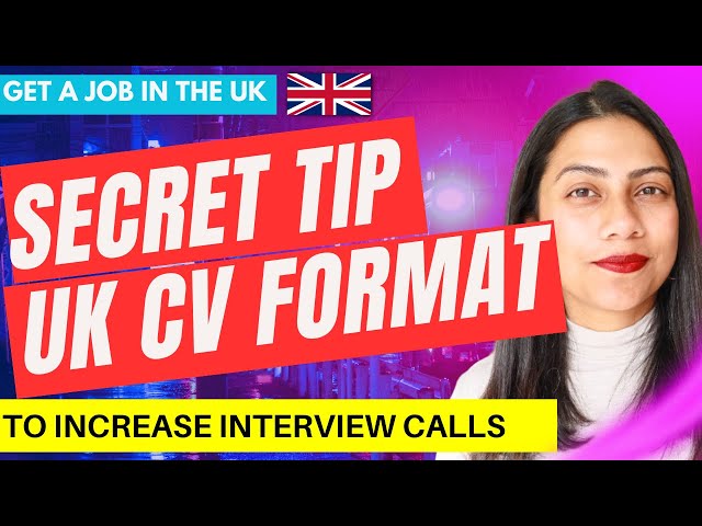 [NEW] BEST UK CV Format | UK RESUME for Interview Calls | UK Work Visa 2024 🇬🇧