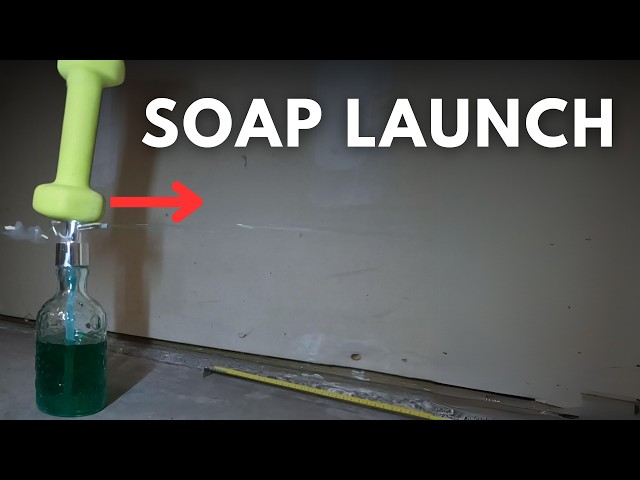 Place Your Bet: How far will a dumbbell launch soap?