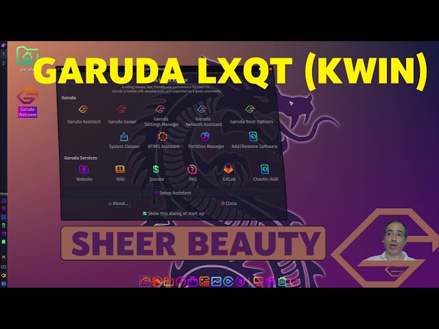 Garuda LXQT (KWIN) | Deadly combination along with Garuda Beauty and Customization Tools