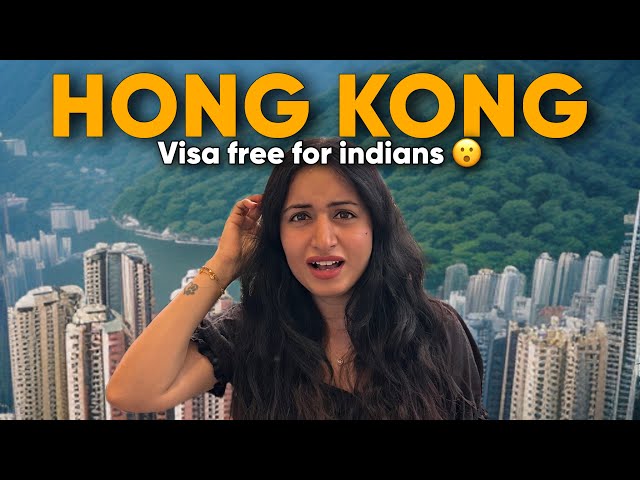 Travelling to Hong Kong 🇭🇰 VISA FREE on Indian Passport (Our honest experience)