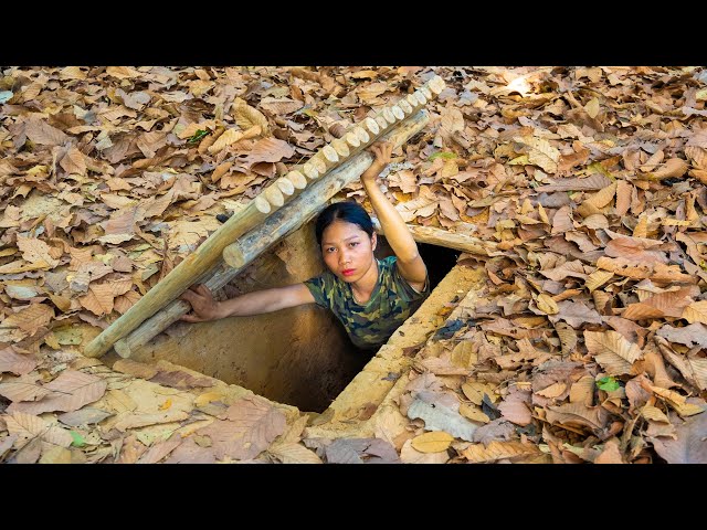 Girl Live Off Grid, Built World Most Secret Underground Bunker Shelter to Stay in the Wild