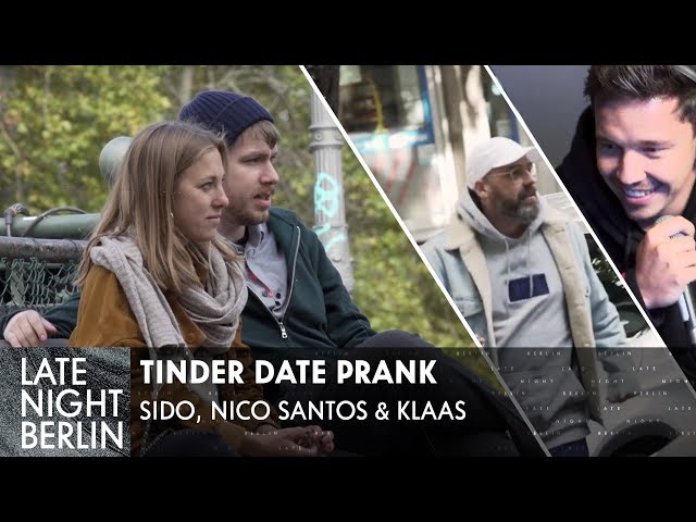 Sido & Klaas helfen heimlich beim ersten Date: Tinder Date Prank | Late Night Berlin | ProSieben