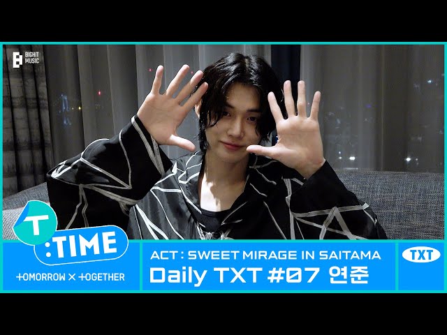 [T:TIME] Daily TXT #07 YEONJUN in Saitama
