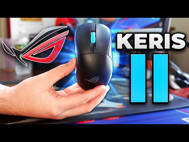 ASUS ROG Keris II Ace Mouse Review! (not shocking)