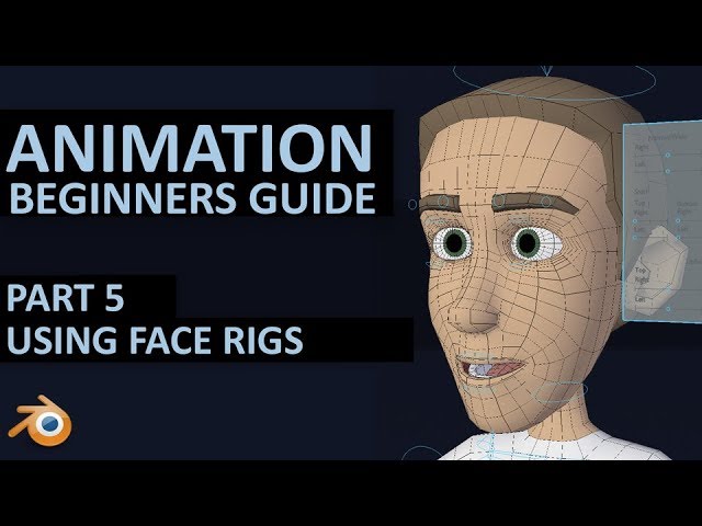 BASICS OF ANIMATION - Blender 2.8 - Part 5 - Face rigs