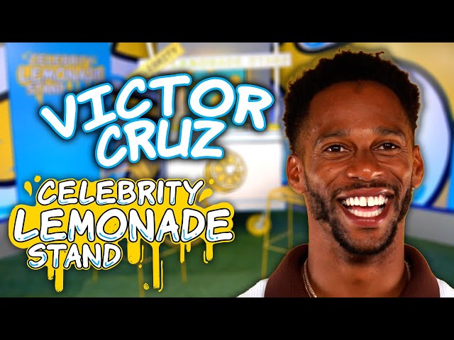 Why Victor Cruz Is Getting Into The Fast Food Business - Celebrity Lemonade Stand