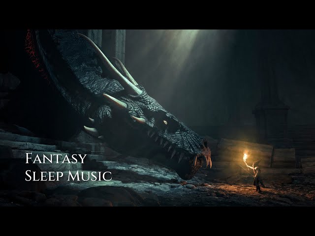 At the end of the pitch-black cave🌙Medieval Fantasy Sleep Music#26, Ambience, Relax, Inn, Calm, ASMR