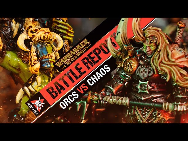 *NEW* Orc & Goblin Tribes vs Warriors of Chaos | Warhammer The Old World Battle Report