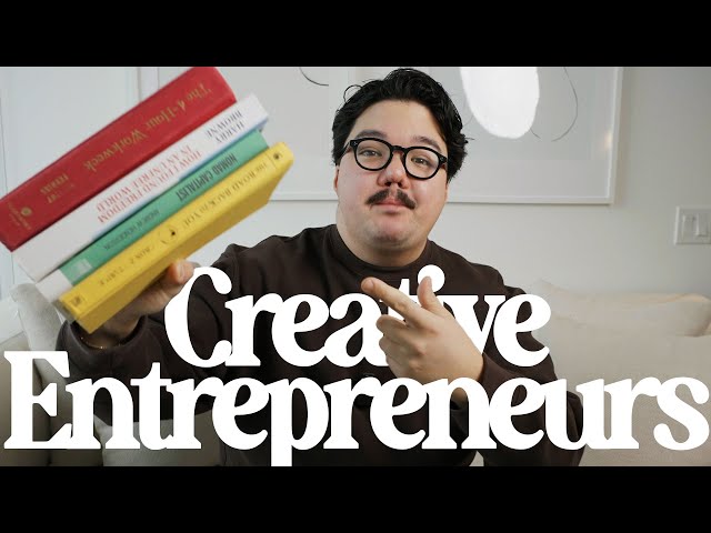 TOP 5 BOOKS For Creative Entrepreneurs in 2024