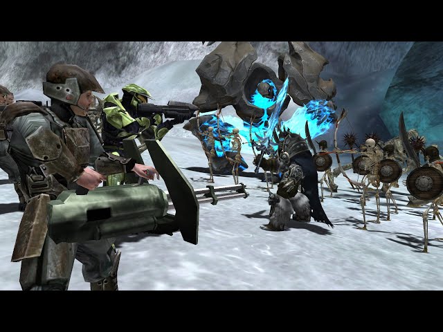 Halo 1 UNSC VS. Undead Army