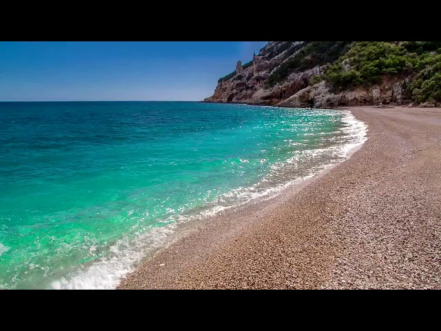 HD Amazing Beach with Wave Sounds   Relax While You Study, Meditate or Sleep