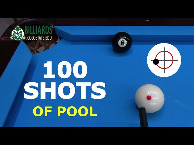 The 100 SHOTS OF POOL … Every Pool Shot Possible … in 10 Minutes