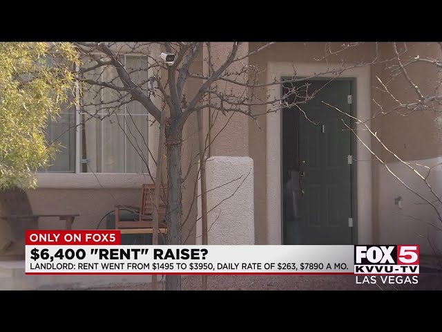 $6,400 rent raise? Las Vegas landlord says it's their right to name price