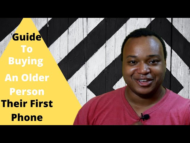 A Guide to Buying An Older Person Their First Mobile Phone
