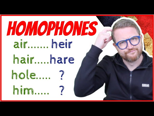 20 HOMOPHONES dovete sapere!! Migliora la pronuncia!!
