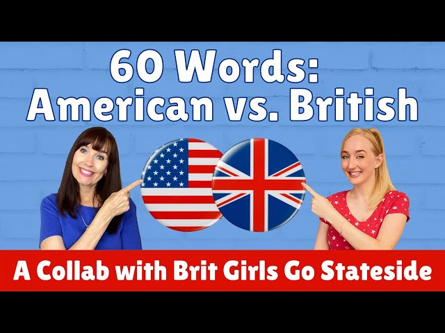 Pronunciation Differences in British and American English - 60 Words #britishandamericanenglish