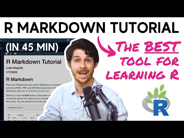 R Markdown TUTORIAL | A powerful tool for LEARNING R (IN 45 MINUTES)