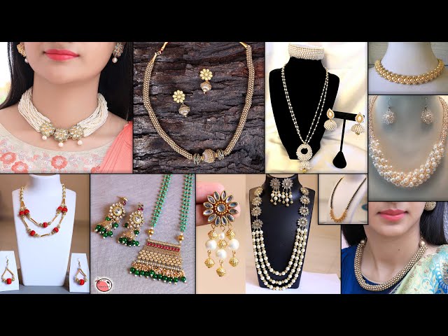 Trendy!!! Designer Party Wear & Wedding Wear Necklace Jewelry - DIY