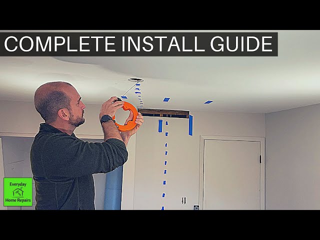How To Install Ceiling Light Without Existing Wiring
