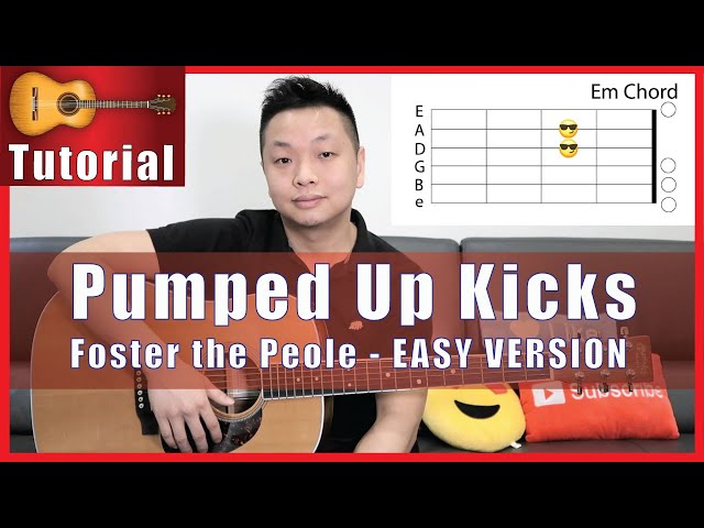 Pumped Up Kicks - Foster the People Guitar Tutorial - EASY VERSION