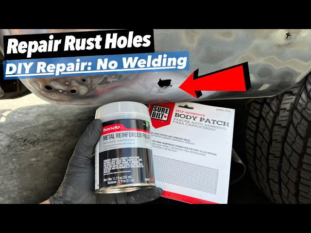 DIY Repair Rust Holes with Basic Tools and NO Welding!