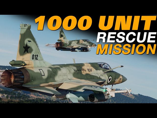 CRAZY 1000 UNIT MULTIPLAYER RESCUE MISSION in the JF-17 Thunder