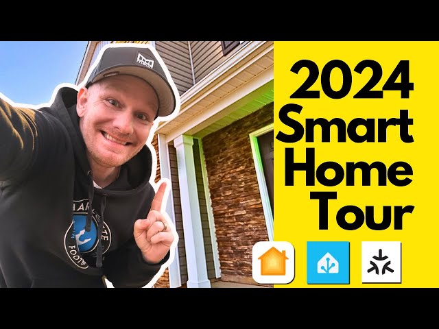 Smart Home Tour 2024! Over 120 HomeKit and Matter devices in my Home Assistant smart home!