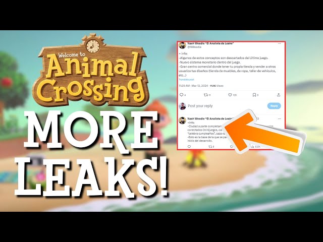 MORE LEAKS ABOUT THE NEXT ANIMAL CROSSING GAME...