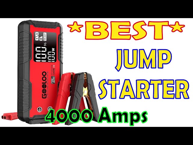 THE BEST Jump Starter GOOLOO GT4000